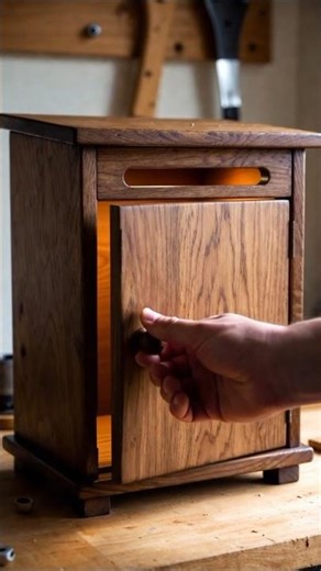 MASTERPIECE ALERT Wooden Mailbox Build 😍 #shorts