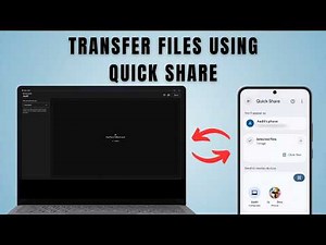 How To Transfer Files Between Phone and PC | Using QuickShare