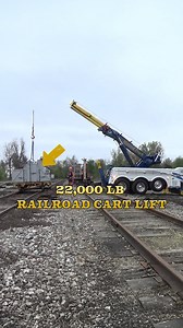 27K views · 771 reactions | Epic 22,000 lb Railroad Cart Lift | Ron Pratt | Facebook