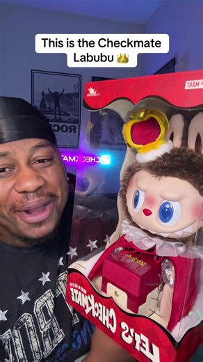 This is the Checkmate Labubu a rare collectible from POP MART’s Labubu series. Crown on its head, robe on its back, and that signature grin… it represents alignment, resilience, and standing tall in your uniqueness. For me, it’s more than just a figure it’s a reminder that when you wear your crown with confidence, every move you make can be Checkmate. ♟️👑✨ Shoutout to @POP MART US SHOP and @POP MART US LOCAL for bringing these to life. #popmartlive #tiktoklive #labubu