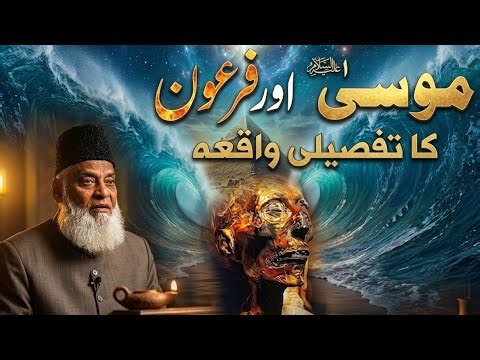 Hazrat Musa (AS) Aur Firaun Ka Tafseeli Waqia | Firaun Ka Ibratnak Anjam | Dr Israr Ahmed