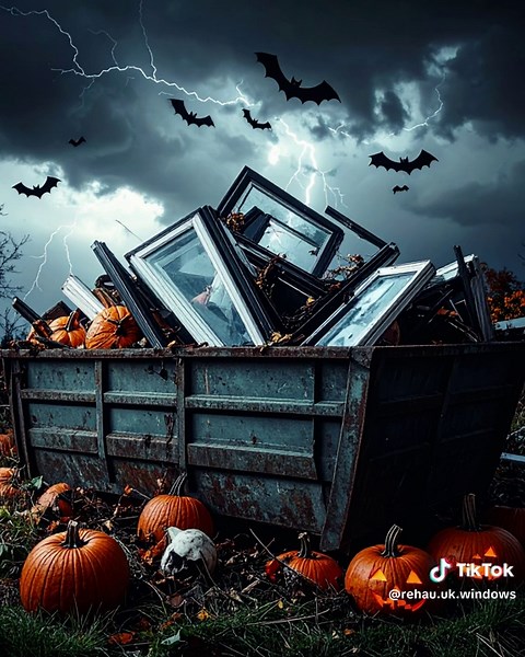 A terrifying thought this Halloween! #halloween #rehau #recycling #sustainability
