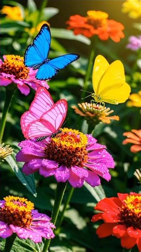 Butterfly Color Dance 🦋🦋 | Fun Nature Animation for Kids #kidsvideo #Shorts