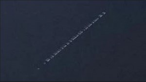 What is that string of lights over New Mexico’s night sky?