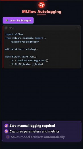 MLflow Experiment Tracking with Autologging in Databricks