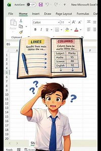 Row & Column Explained in 30 Sec 😱 | Debananda Sahoo | Shorts 5