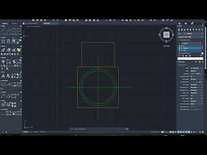 Designing the Front View of a Lego Block in AutoCAD