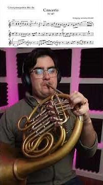 Mozart: Concerto No. 3 for Horn and Orchestra KV 447 Exposition #frenchhorn #mozart #classicalmusic
