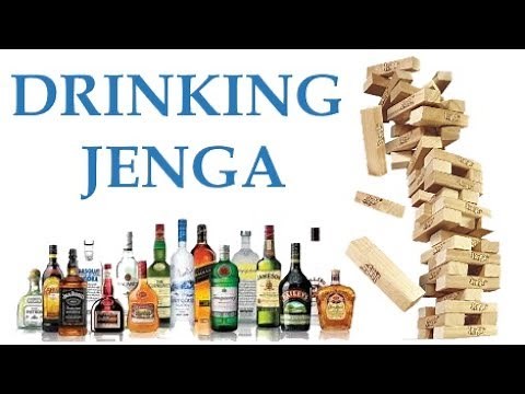 How To Make An Adult Jenga Set | Drinking Jenga | R18