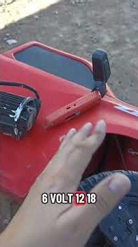 instalación de led en carrito 6v