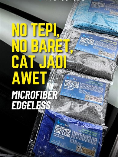 Premium Edgeless Microfiber Towels by NanoTech Protection