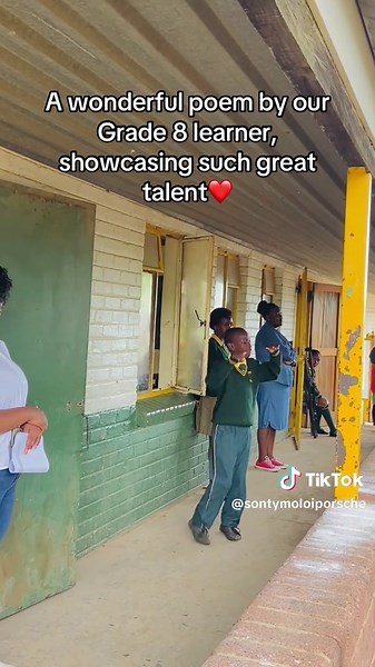 Inspiring Poem by Grade 8 Student Showcasing Talent