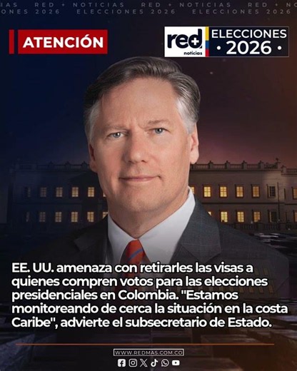 EE. UU. lanza advertencia sobre visas en medio de las elecciones en Colombia