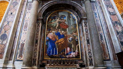 Vatican interior art and architecture