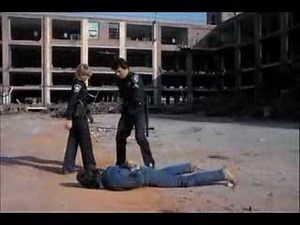T.J. Hooker - Heather Locklear nails enemy with baton