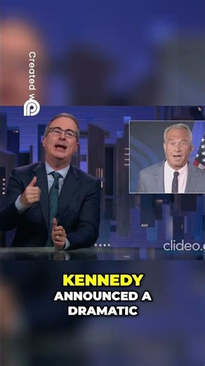 John Oliver and RFK Joke! #LastWeekTonight #JohnOliver #ComedyClip #PoliticalHumor #RFK #RFKJr