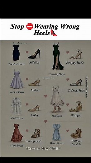 Perfect Dress 👗 & Heels👠 Pairings-Your Complete Style Guide for Every Occasion #DressAndShoes #ootd