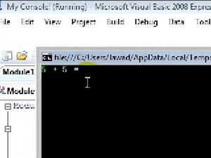 Visual Basic 2008 - Basic Console Tutorial
