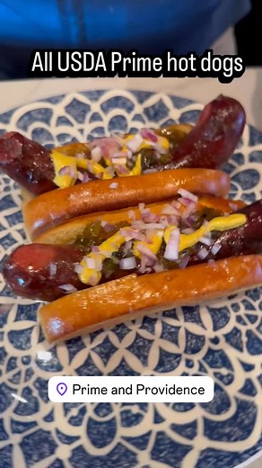 All USDA Prime beef hotdogs. This week only at the P&P Lounge. | Prime and Providence