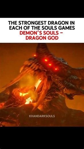 The strongest dragon in every souls game #darksouls #eldenring