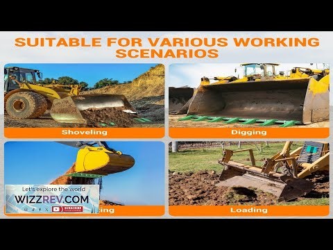 Garvee Bucket Tooth Bar for Sub Compact Tractor60" Heavy Duty Tractor Bucket Teeth