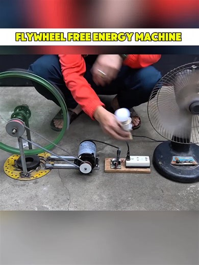 cycle flywheel Free energy machine generator video #free #usa #tools #usa_tiktok #diy