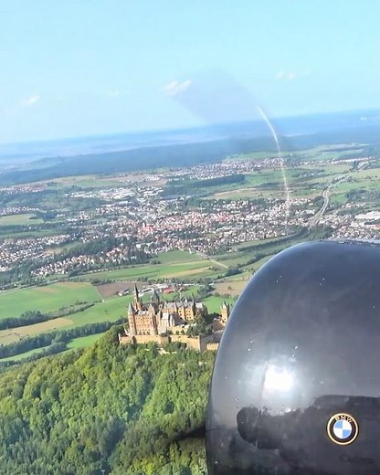 Junkers Ju 52 Flight Over Hohenzollern Castle | Historic Triple Radial Power