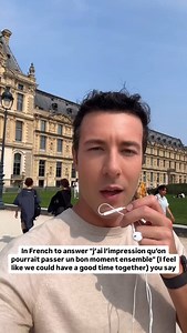 In French to answer « j’ai l’impression qu’on pourrait passer un bon moment ensemble » (I feel like we could have a good time together) you say Ouais, moi aussi (yeah, me too) But in BtchyFrench you say Pas moi.. (I don’t..) #btchyfrench | BtchyFrench