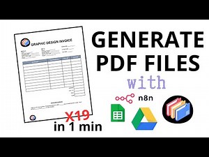 Automate PDF Invoice Generation with PrefillPDF + n8n (Step-by-Step Tutorial)