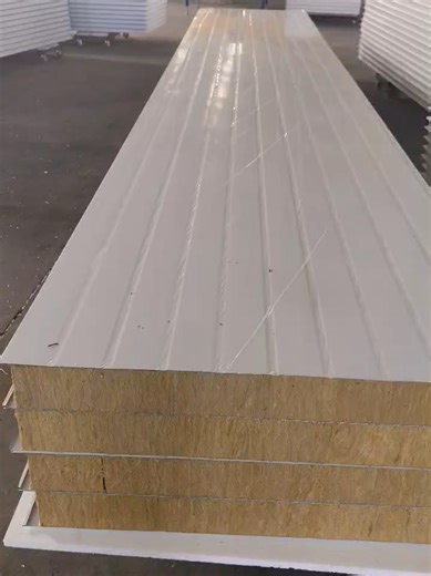 Panel Rockwool 7,5cm chống cháy cho các công trình #panelcachnhiet #panel #panelrockwool