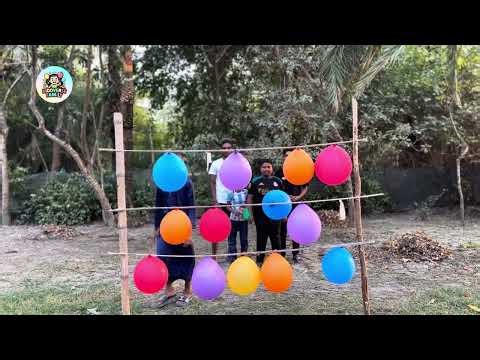 Outdoor Fun with Flower Balloons | Learn Colors for Kids