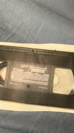 Mickey and the Beanstalk VHS Black Videotape Mickey Donald Duck Goofy Magic Beans (1947)
