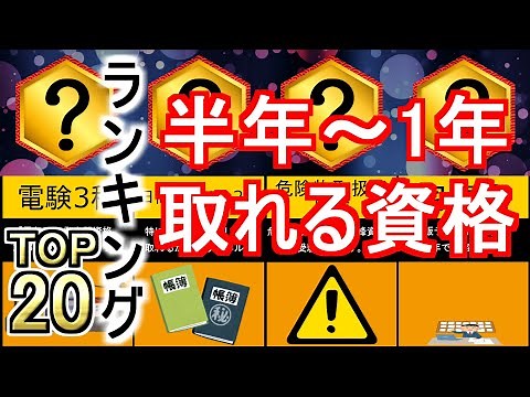 【資格おすすめ】半年～1年で取れる資格のおすすめランキング！