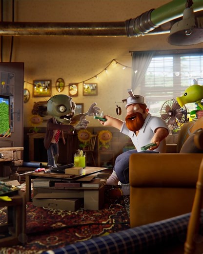 Plants vs. Zombies on Instagram: "The wait is almost over… and the lawn is calling! 💚 Our brand-new Plants vs. Zombies: Replanted Launch Trailer is here, packed with chaos, nostalgia, and plenty of Dave’s crazy actions. Get another look at the game before it officially lands, the zombies are gearing up, and your garden needs you. Watch the trailer now and get ready to defend the lawn like never before! Pre-order now! 👉 https://go.ea.com/PvZReplanted #PvZReplanted"