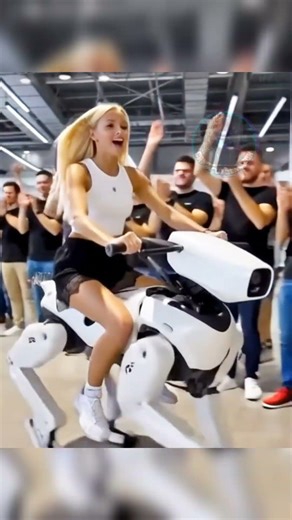 ​Rideable AI Robot Dog? 😱 Future of Transport is Here! 🤖⚡ [2026 TECH] #roboride #robotrucks