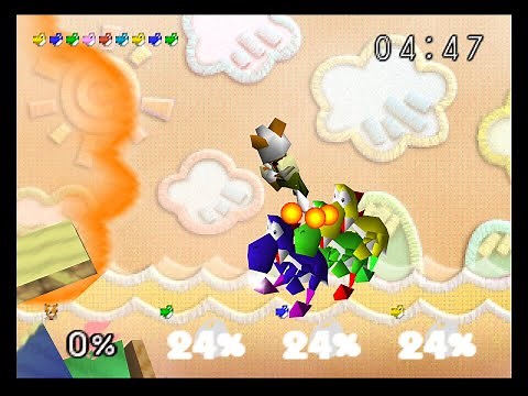 [TAS] N64 Super Smash Bros. — Fox | 1P Mode Playaround