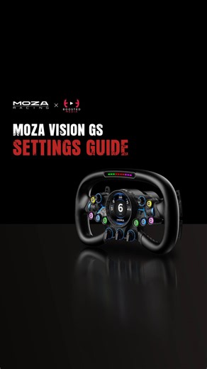 Unlock endless possibilities with your Vision GS wheel! 🚀✨ We've joined forces with @boostedmediaofficial to provide you with a comprehensive guide to optimizing your Vision GS settings for an unmatched GT Racing experience.​ Explore the in-depth guide on adjusting your steering wheel and dashboard settings to perfectly match your style. Click the link: https://youtu.be/OZbBSCBPM8A to learn more! 🏎️ #MOZAVisionGS #moza #mozaracing #racing #GT #GTwheel #simracing #NewRelease #RacingWheel #Espor