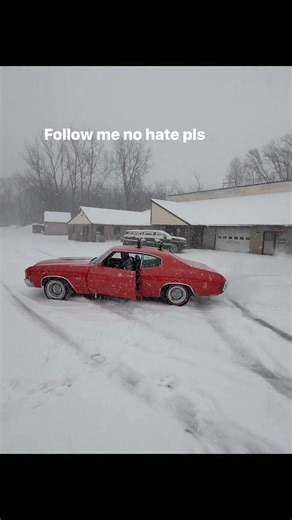Dan Marinelli on Instagram: "Kids today I’ll never experience no traction control, though antilock brakes no all-wheel-drive. This is how we grew up. #blizzard #foryoupage #reels #chevelle"