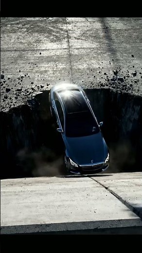 Epic Car Explosion: Luxury Sedan Dropped into Abyss! 🚗💥
