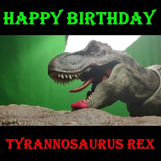 happy birthday Tyrannosaurus rex repaint !