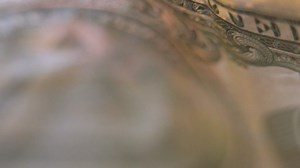 One dollar bill in detail - Free Stock Video