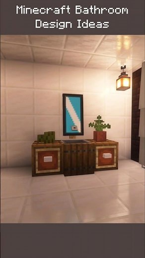 Minecraft Bathroom Design Ideas #minecraft #halny #minecrafthousedesign