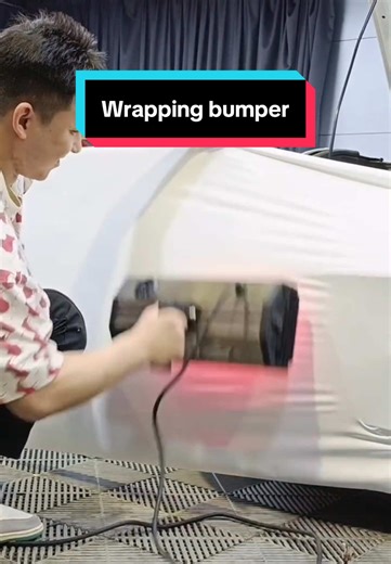 Wrapping bumper#carwrap #nicaicarfilm #vinylwrap