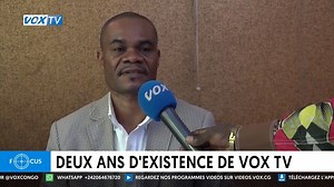 🎉 Vox Tv fête son deuxième anniversaire : Après un lancement réussi en 2017, votre chaîne de télévision, a su se faire une place de choix parmi la concurrence. | Vox Congo