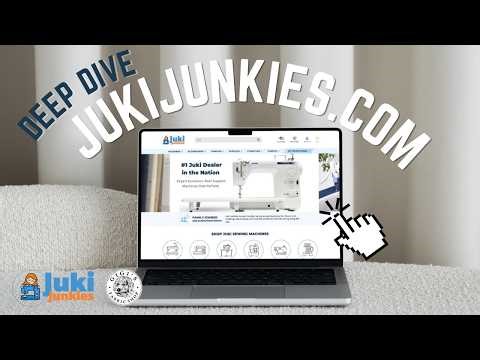 New Juki Junkies Website Tour | How to Navigate Machines, Accessories, Threads & More!