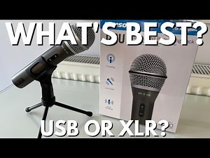 Samson Q2U Dynamic Microphone sound test - USB vs XLR - Can you tell the difference?