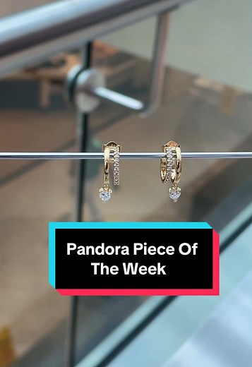 Make her heart skip a beat this Valentine's Day! 💗 This week's Pandora Piece Of The Week: the Dangling Heart Hoop Earrings Available now at Dreamstones!