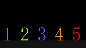 Cool Animation Numbers 12345 Good School Stock Footage Video (100% Royalty-free) 1098529295 | Shutterstock