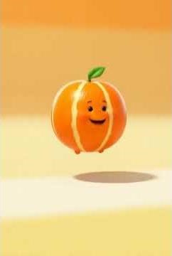 “Orange for Kids | Talking Orange Cartoon | Learn Fruit Names”
