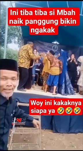 Momen lucu ketikan ketemu Kakek gokil goyang di panggung 🤣 #ngakak #lucu